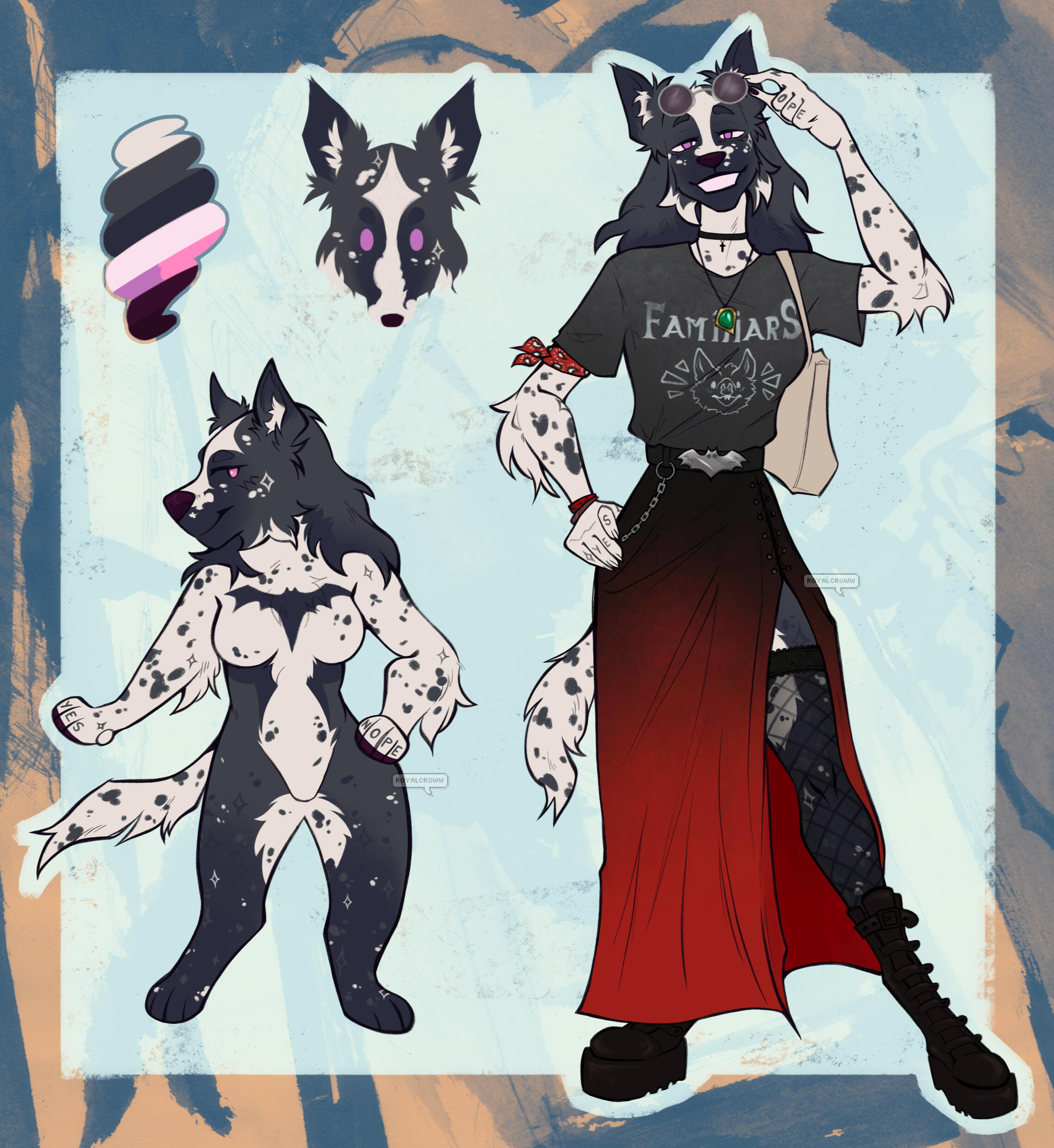 Lined + colored